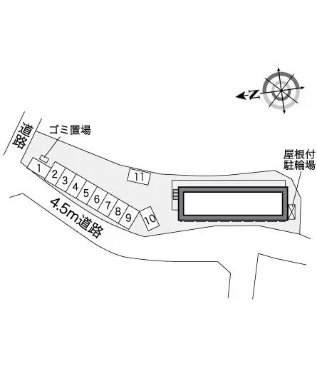 ★手数料０円★富士宮市大岩　月極駐車場（LP）